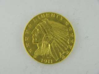 1911 G$5 Indian Head Half Eagle BU /E 042  
