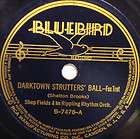   Darktown Strutter Ball THE NEW YORKERS Hells Bells BLUEBIRD 78~7478