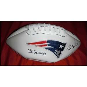  Bill Belichick & Tom Brady Autographed/Hand Signed New 