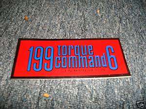 1967   1970 AMC 199 TORQUE COMMAND 6 AIR CLEANER DECAL  
