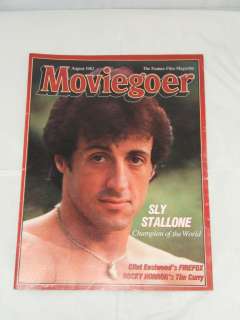 MOVIEGOER AUGUST 1982 NEW SLY STALLONE   CHAMPION OF THE WORLD 