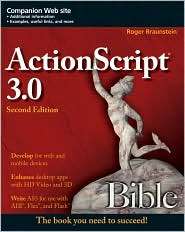 ActionScript 3.0 Bible, (0470525231), Roger Braunstein, Textbooks 