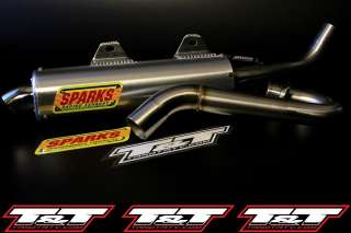 curtis sparks racing yfz450r yfz450x exhaust pipe x 6 yamaha yfz450x 