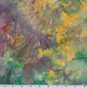  45 Wide Hand dyed Paradise Batik Autumn Meadow Fabric By 