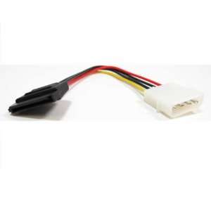  6 inch 4pin MOLEX Male to 15pin SATA II Female Power Cable 