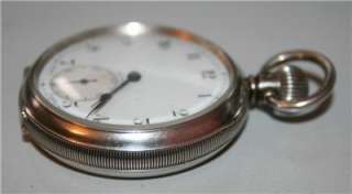 SILVER BUREN POCKET WATCH 25YRS SERVICE WITH ICI 1938  