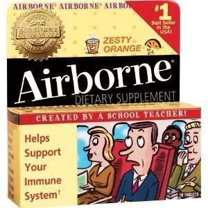  Airborne Zesty Orange 36 Tablets