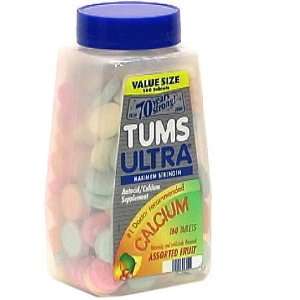  Tums Ultra Antacid/Calcium Supplement, Maximum Strength 