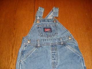 Old Navy denim overalls jeans used Infant baby boys clothing clothes 6 