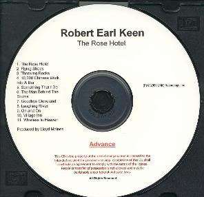 ROBERT EARL KEEN   Rose Hotel   RARE Promo CD WHITE 602527157207 