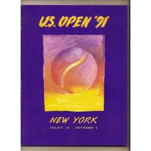  1991 Tennis US Open Program 