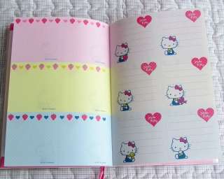 2012 Hello Kitty Schedule Book Daily Planner Agenda Strawberry Heart 