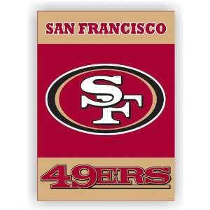  94805B   San Francisco 49Ers 2 Sided 28 X 40 House Banner 