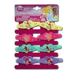   8pk Disney Princess Printed Barrettes Hair Accessories Toys & Games