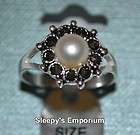 pearl sterling silver ring 8  