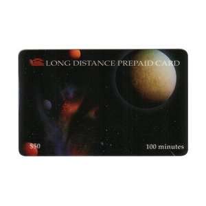  Collectible Phone Card $50. (100m) Planets In The Galaxy 