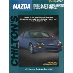  Chiltons Mazda 323/Mx 3/626/Mx 6/Millenia/Protege 1990 98 