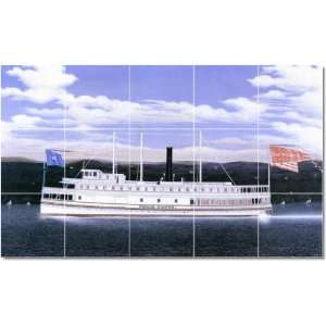 James Bard Ships Tile Mural Commercial Remodeling Ideas  24x40 using 