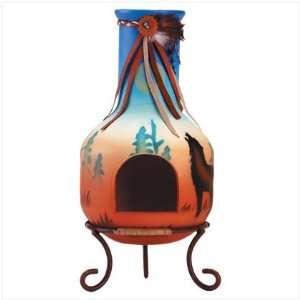  Wolf Design Chimenea Candleholder