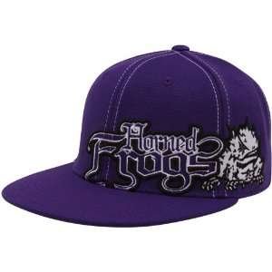   World Texas Christian Horned Frogs (TCU) Purple Saga Flat Brim One Fit