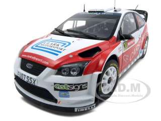 FORD FOCUS RS WRC07 #20 B.CLACK/P.NAGEL 1/18 WALES 2008  