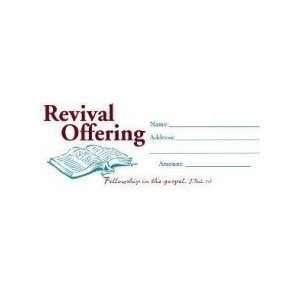  Offering Envelope Revival Offering (Bill) (Package of 100 