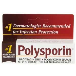  Polysporin First Aid Antibiotic Ointment 0.5 oz (Quantity 