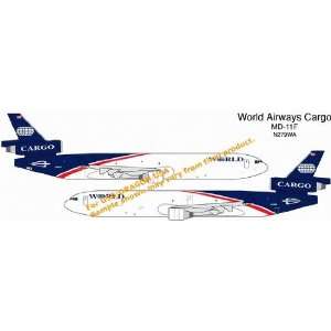  Dragon Wings World Airways Cargo MD 11F Model Airplane 