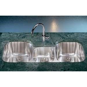 Franke RXX170 Undermount Triple Bowl Kitchen Sink W/ Integral Ledge