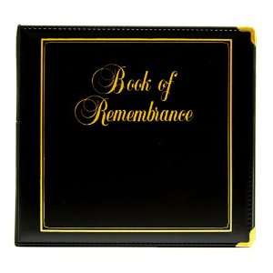  Executive Book of Remembrance Binder, Black