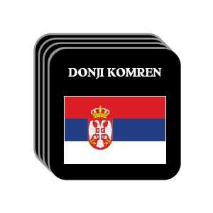  Serbia   DONJI KOMREN Set of 4 Mini Mousepad Coasters 