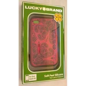  Lucky Brand Pink with Black Design Ipod Touch Case  