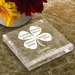  Personalized Lucky Charms Keepsake & Paperweight 