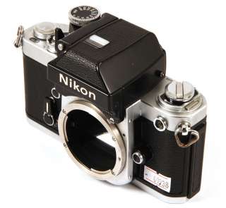 EX* Nikon F2 A F2A 35mm film SLR Camera body in silver  