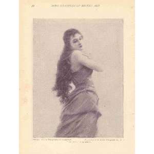  1896 Print Seraphine by Bisson 
