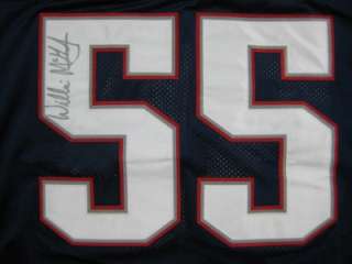 Authentic Patriots Willie McGinest jersey SIGNED REEBOK  