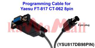 Serial RS232 CAT cable for Yaesu FT 857 FT 817 CT 62  