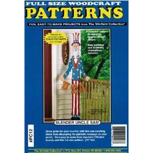   Slender Uncle Sam Patriotic Woodworking Plans Arts, Crafts & Sewing