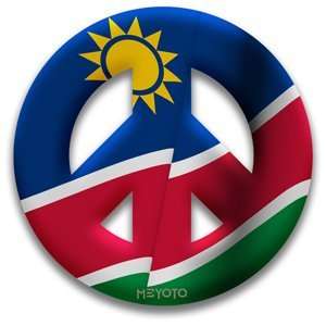  Peace Symbol Magnet of Namibia Patio, Lawn & Garden