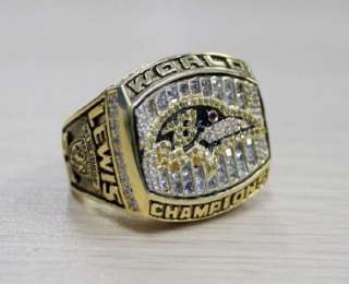   Super Bowl Championship rings ring XXXV MVP LEWIS SIZE 11  