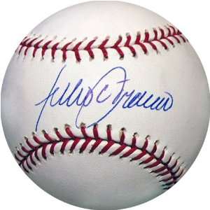  Julio Franco Autographed Baseball