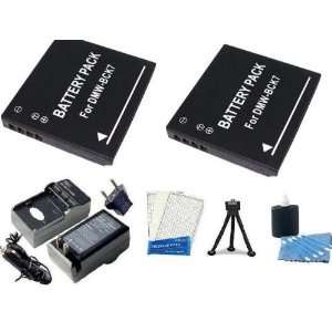  2 Pack Battery and Charger Kit includes 2 Extended 