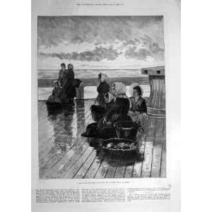  1886 Toilers Sea Caffieri Women Fishermen Waiting