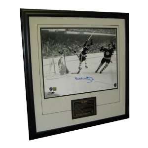  Autograph Bobby Orr WITH Carleton 16x20 Framed Sports 