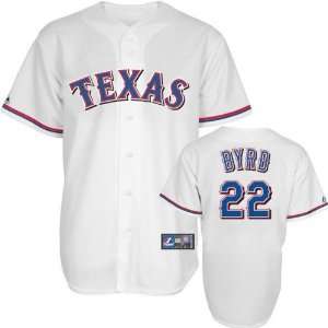 Marlon Byrd Jersey Adult 2009 Majestic Home White Replica #22 Texas 