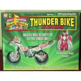 Thunder Bike with Pink Ranger Mighty Morphin Power Rangers