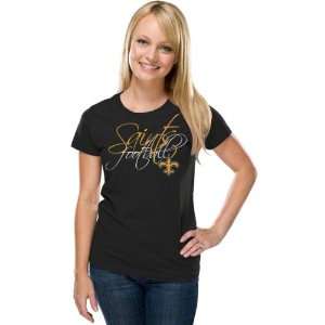  New Orleans Saints Womens Franchise Fit T Shirt Sports 