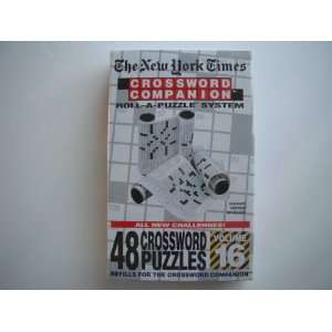 The New York Times Crossword Companion Roll A Puzzle Refills Volume 
