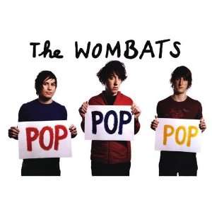  Wombats Music Poster, 35.5 x 25.25