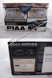 PIAA 2000 Plasma Ion Yellow Fog Lamp/Light Kit #2091  